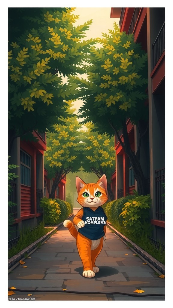 Oyen, Satpam Kucing di Kompleks Perumahan