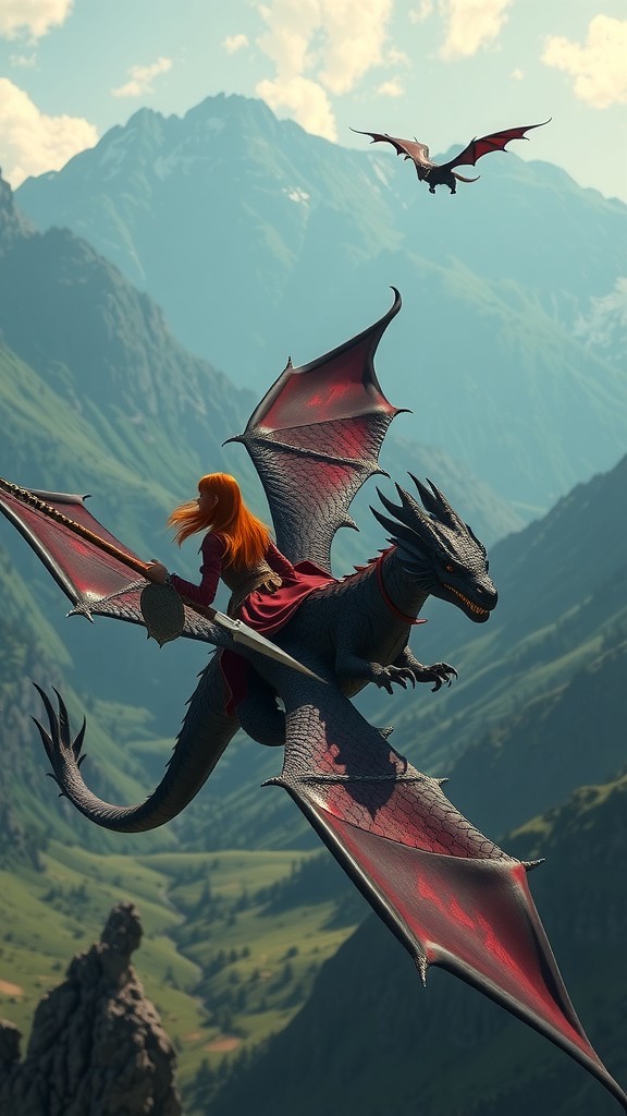 Forbidden Flames: A Dragon Rider's Love