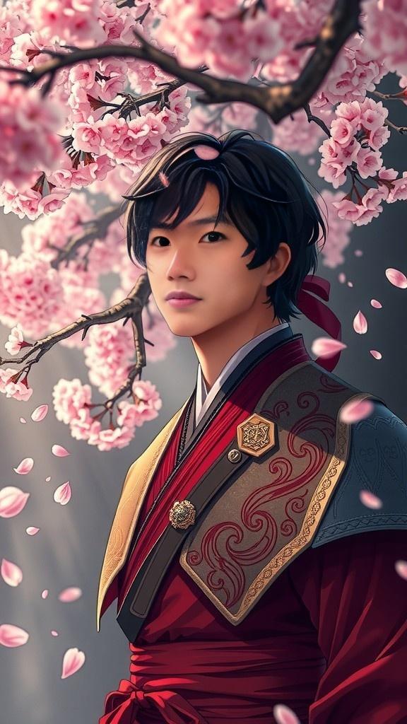 Silent Tears Under Cherry Blossoms