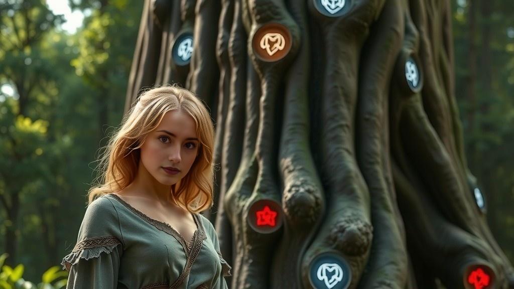Tilly and Eldros, the Wise Tree