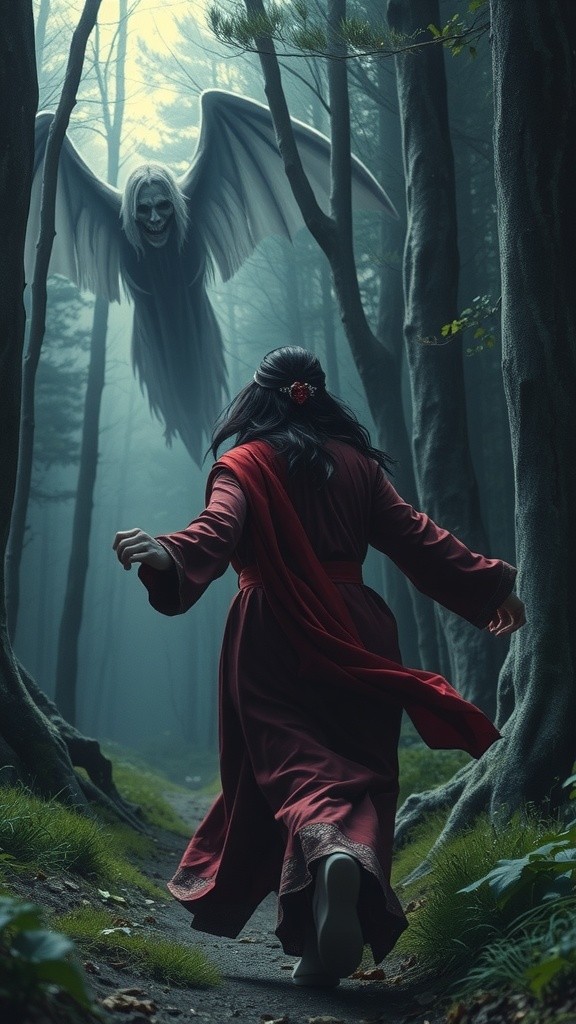 Lord Ram Saves the Little Girl from a Ghost