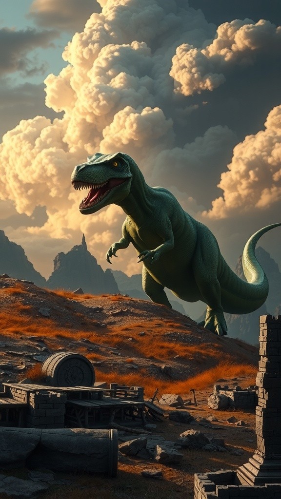 Dinosaur vs Alien X: The Ultimate Showdown!