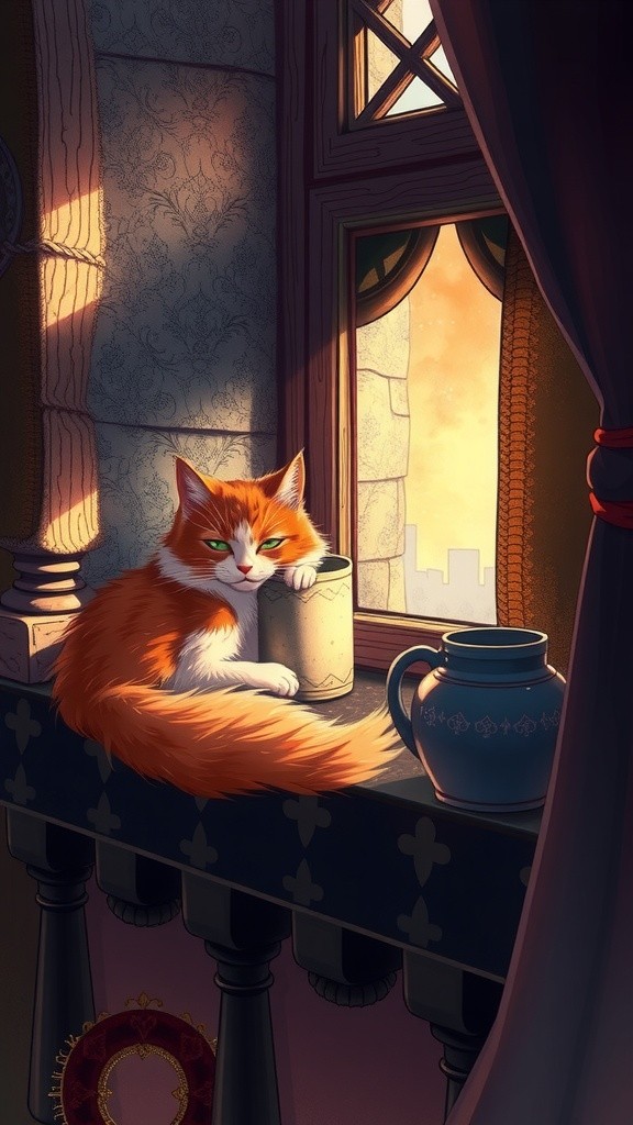 Cat's Skyward Farewell