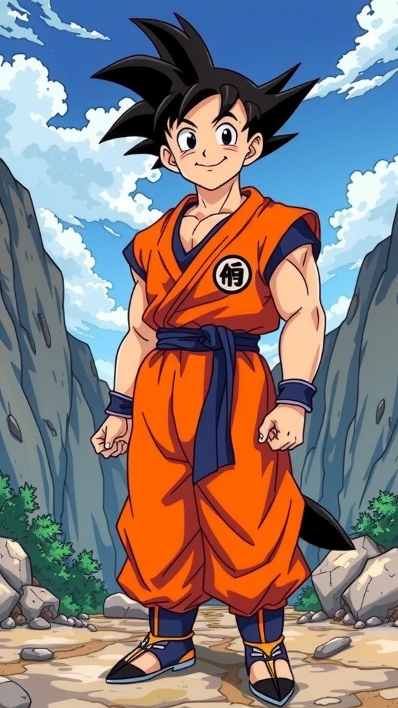 Goku's Unexpected Encounter on the Mountainside
