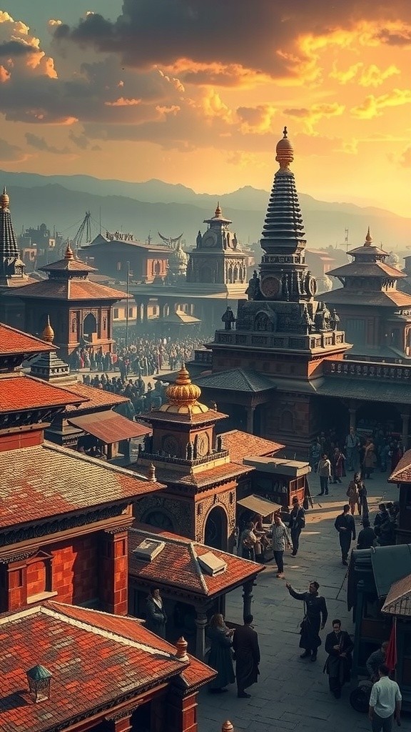 Giant Snake in Kathmandu's Durbar Square