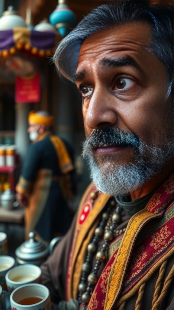 আকাশে চা বিক্রেতার উৎসব