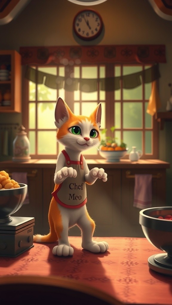 Kekacauan Kucing Dapur: Si Meo Masak Sendiri!