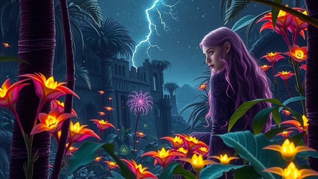 Ethereal Embrace: Love in the Alien Jungle