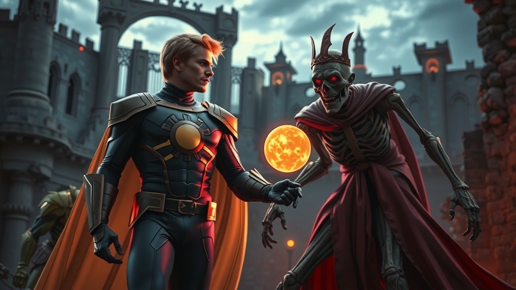 Captain Sunbeam: A Glimmer of Hope Against the Zombie Threat!