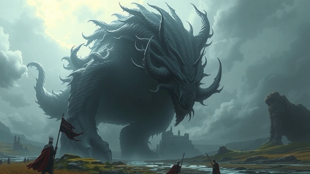 Epic Clash: Heroes Unleash Powers Against the Void Beast