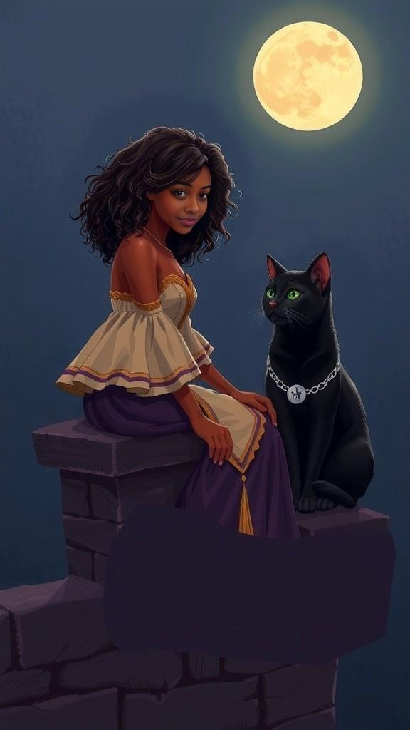 Lila and the Enchanted Cat 🌙🐾