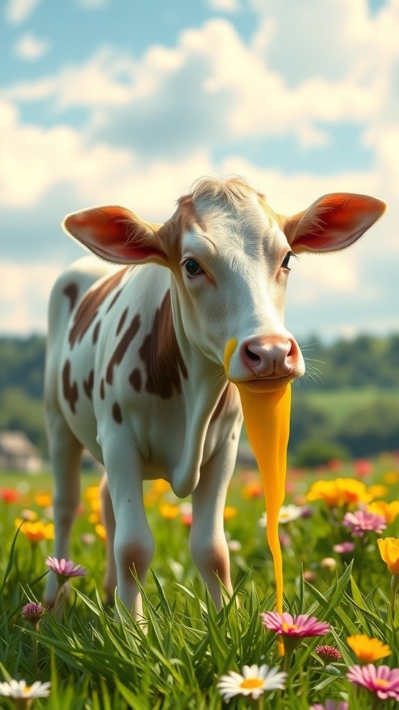 The Cow's Magical Mango Juice!