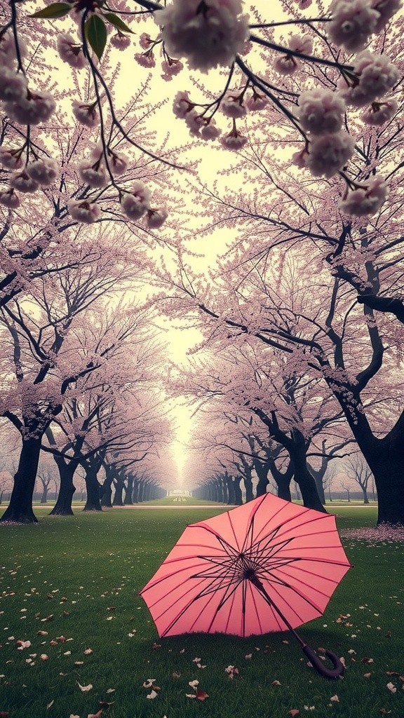 The Magical Pink Umbrella