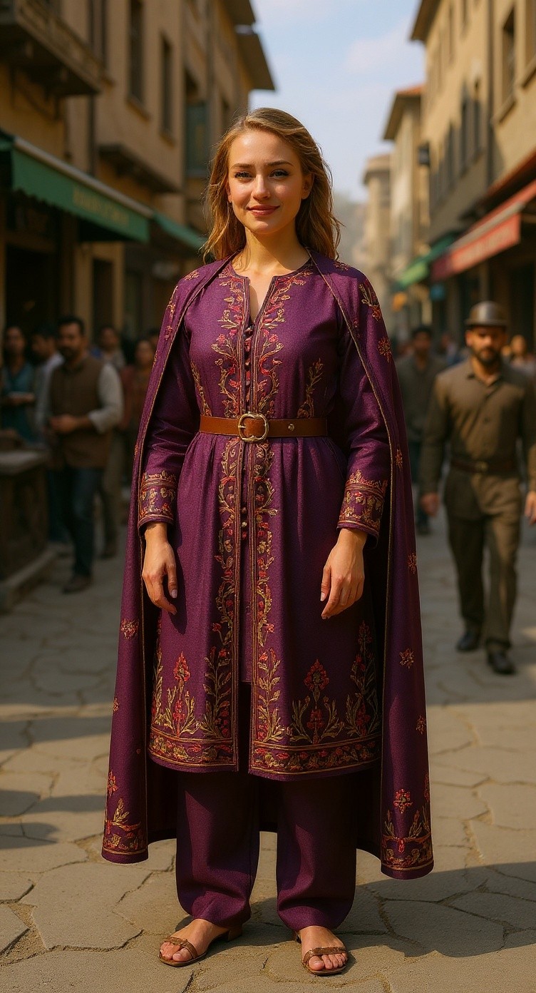 Rassian Girl Explores Pakistani Culture through Food and Dress
