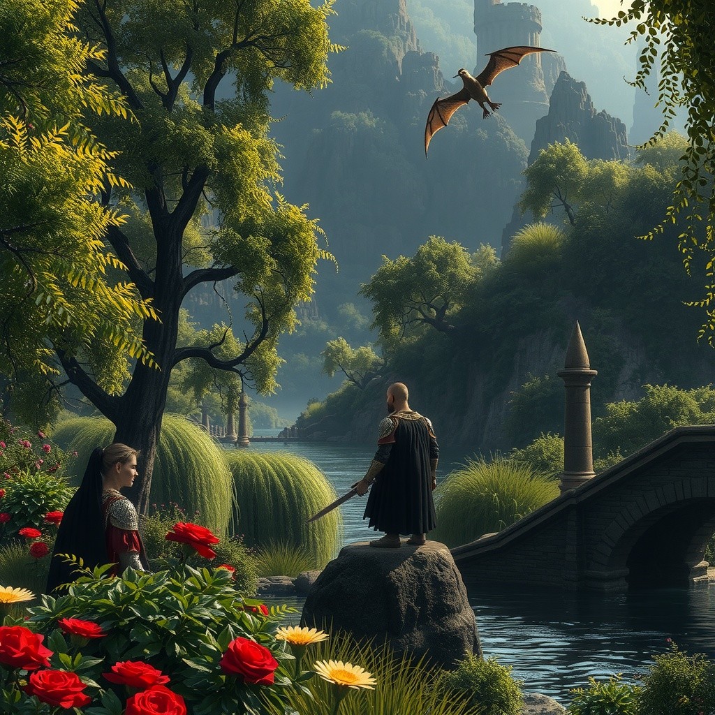Eternal Love in the Moonlight Garden