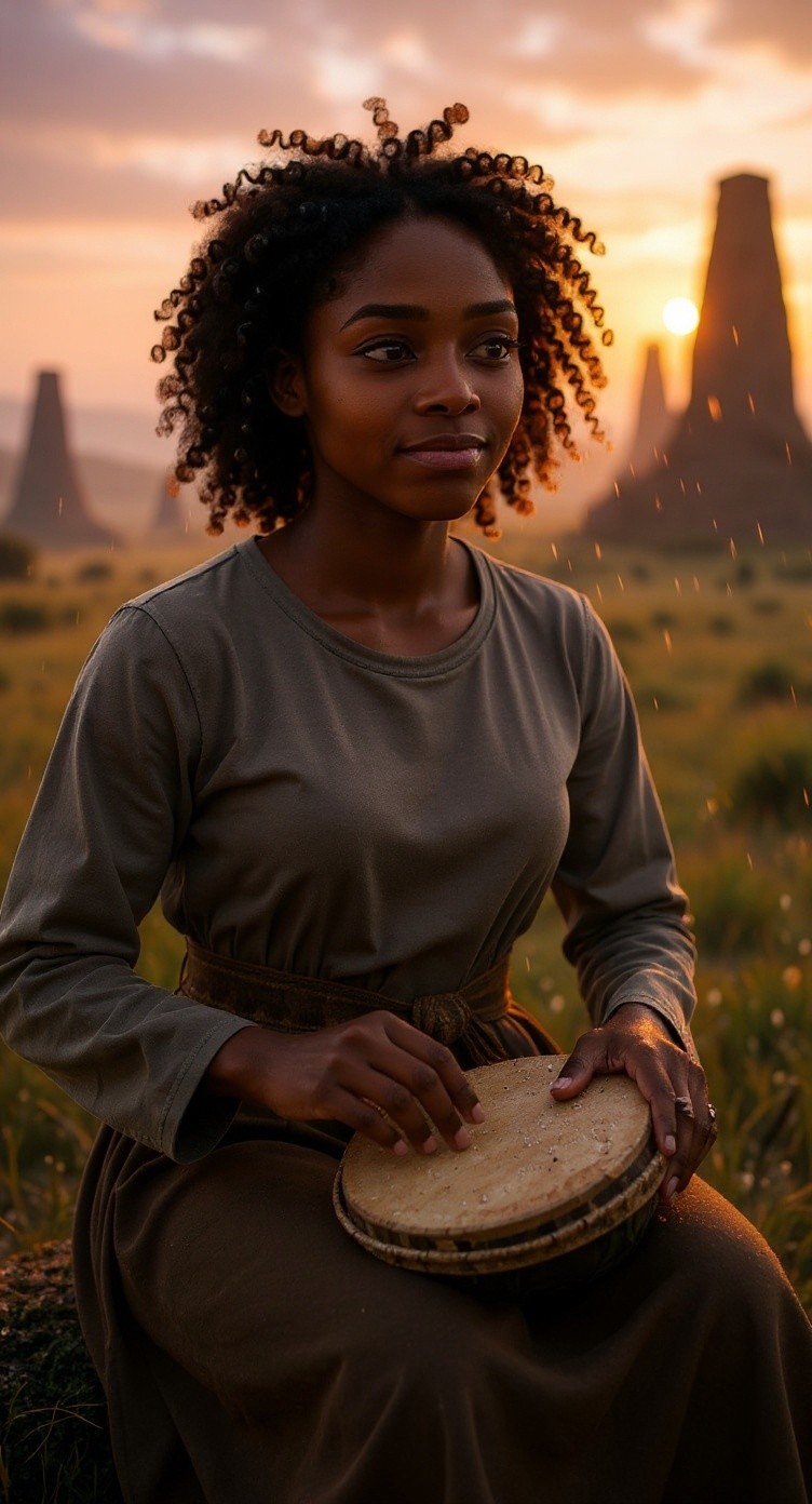 Amara and the Drum That Called the Rain