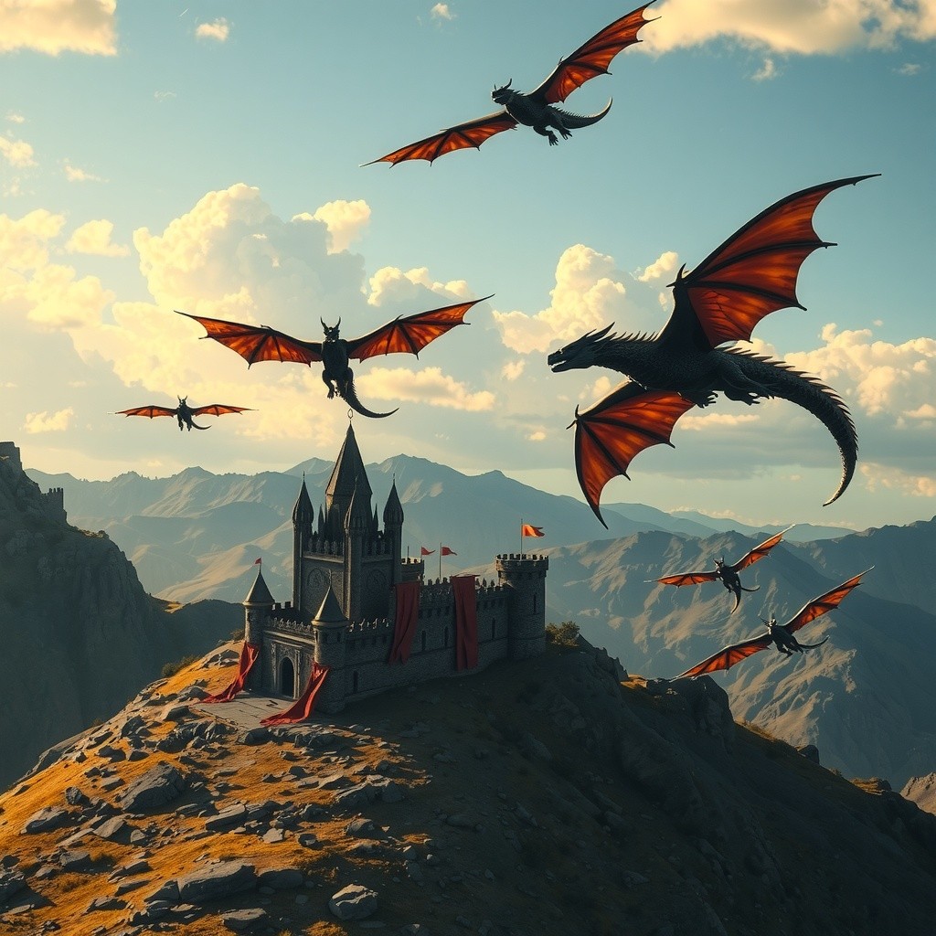 Hearts in the Skies: A Dragon Rider's Love