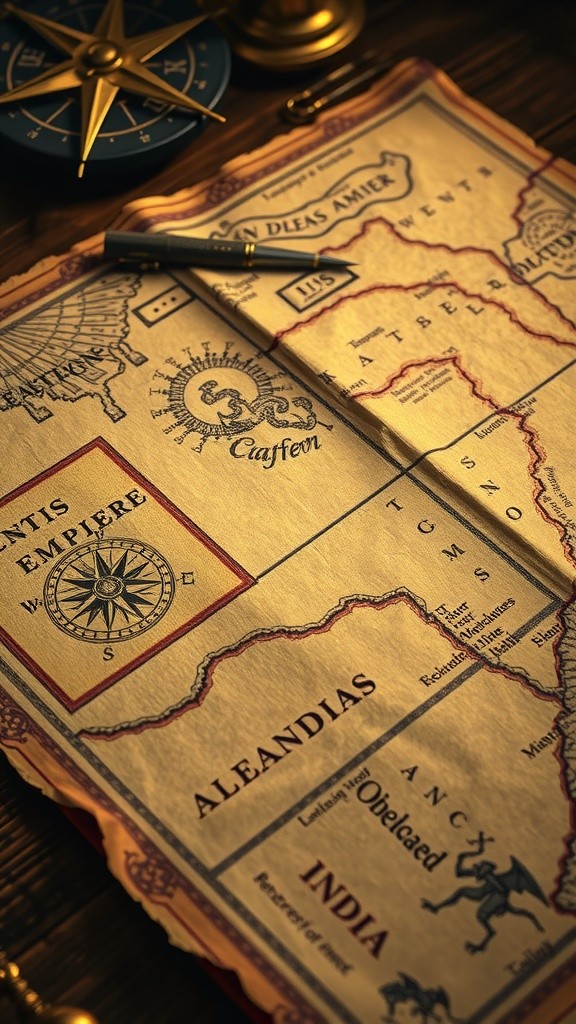 The Golden Map of Alexander's Empire: A Journey from Greece to India