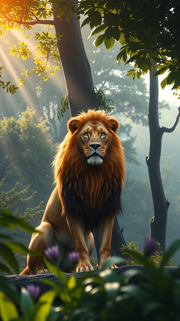 The Lion and the Elephant: A Tale of Humility and Friendship