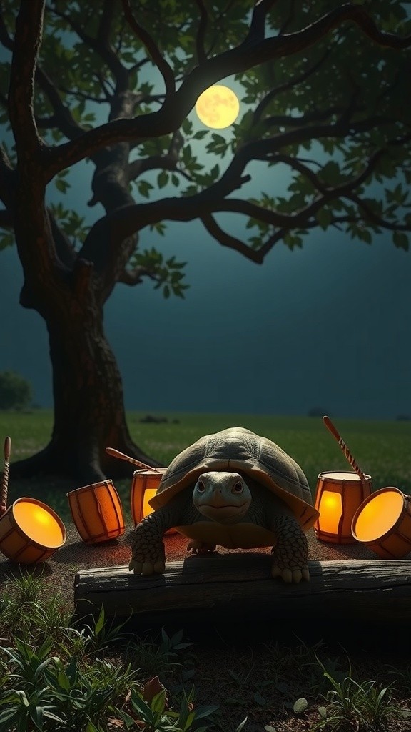 The Tortoise and the Drum of Wisdom