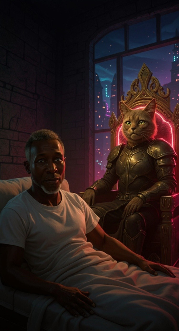 The Feline Overlords: A Comedic Cyberpunk Takeover!