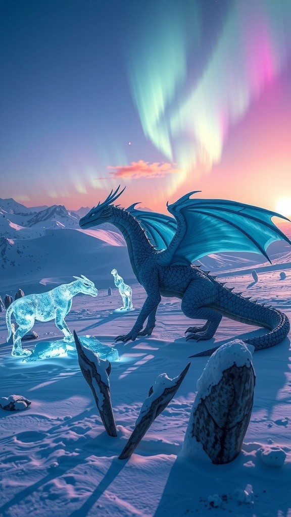 A Princess in the Snowy Sky