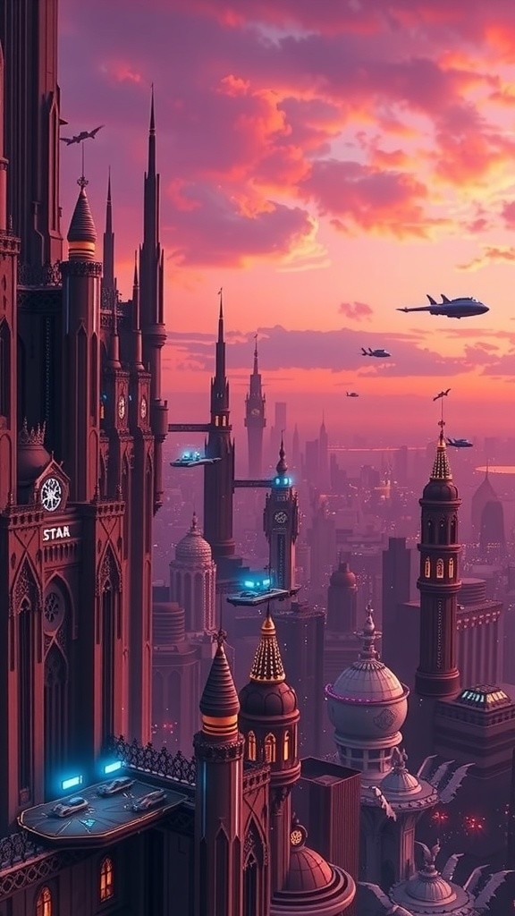 Mystical Journeys: Mariam's Quest in the Neon City