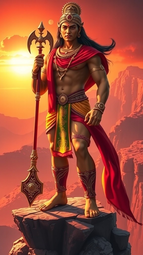 हनुमान का दिव्य रूप