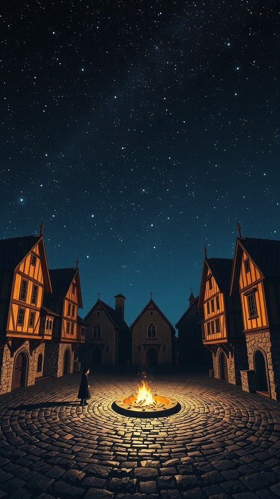 Whispers of the Oracle: A Night in the Enchanted Square