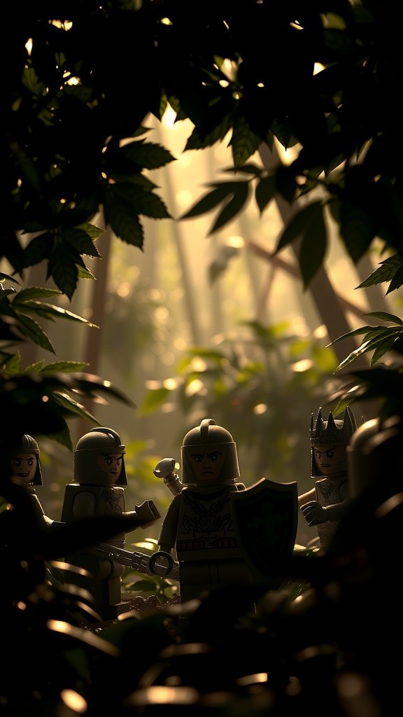 Pertarungan Lego Melawan Dinosaurus