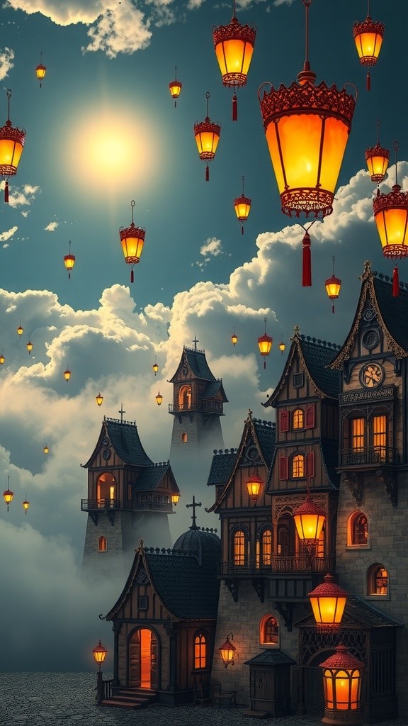 Sky Lanterns and Stormy Dreams