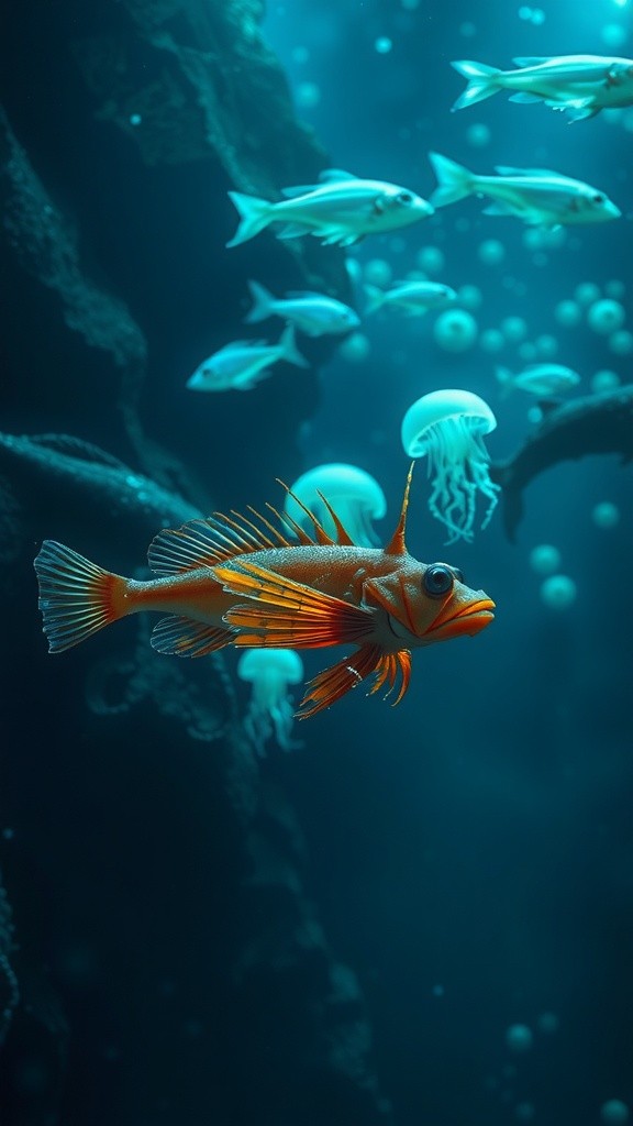 Keajaiban Bioluminesensi di Laut Dalam