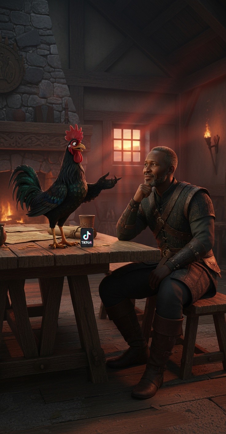 Ayam Bicara dan Viral di TikTok