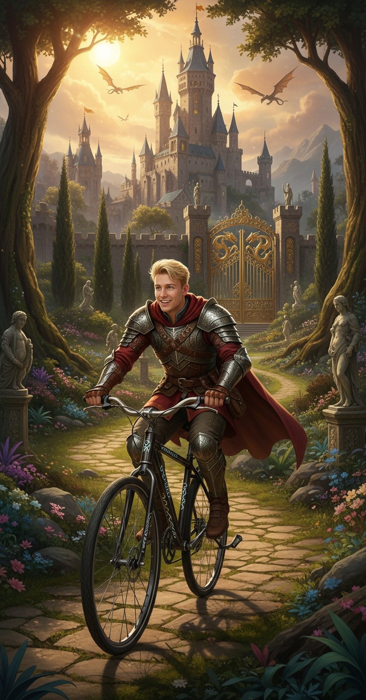 Golden Cycle Boy