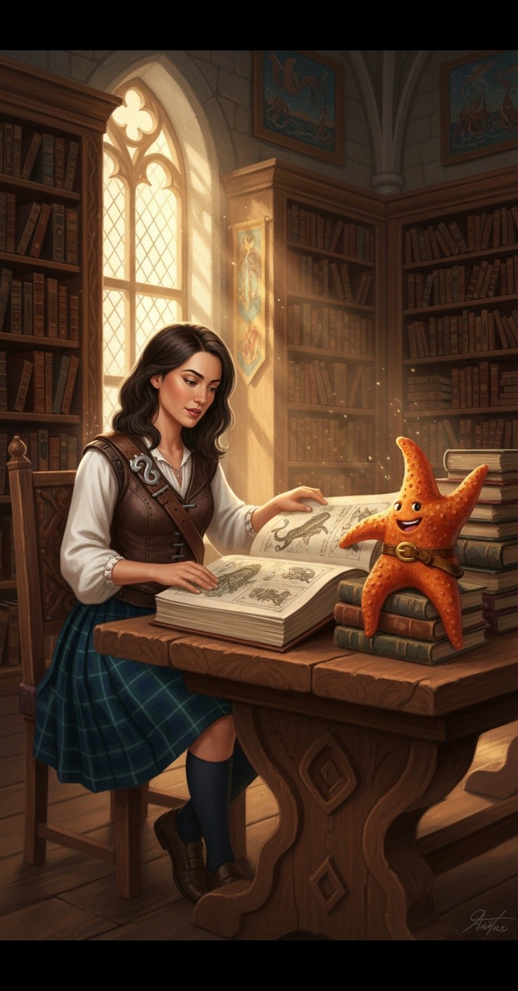 Laila's Underwater Journey with Sammy the Starfish