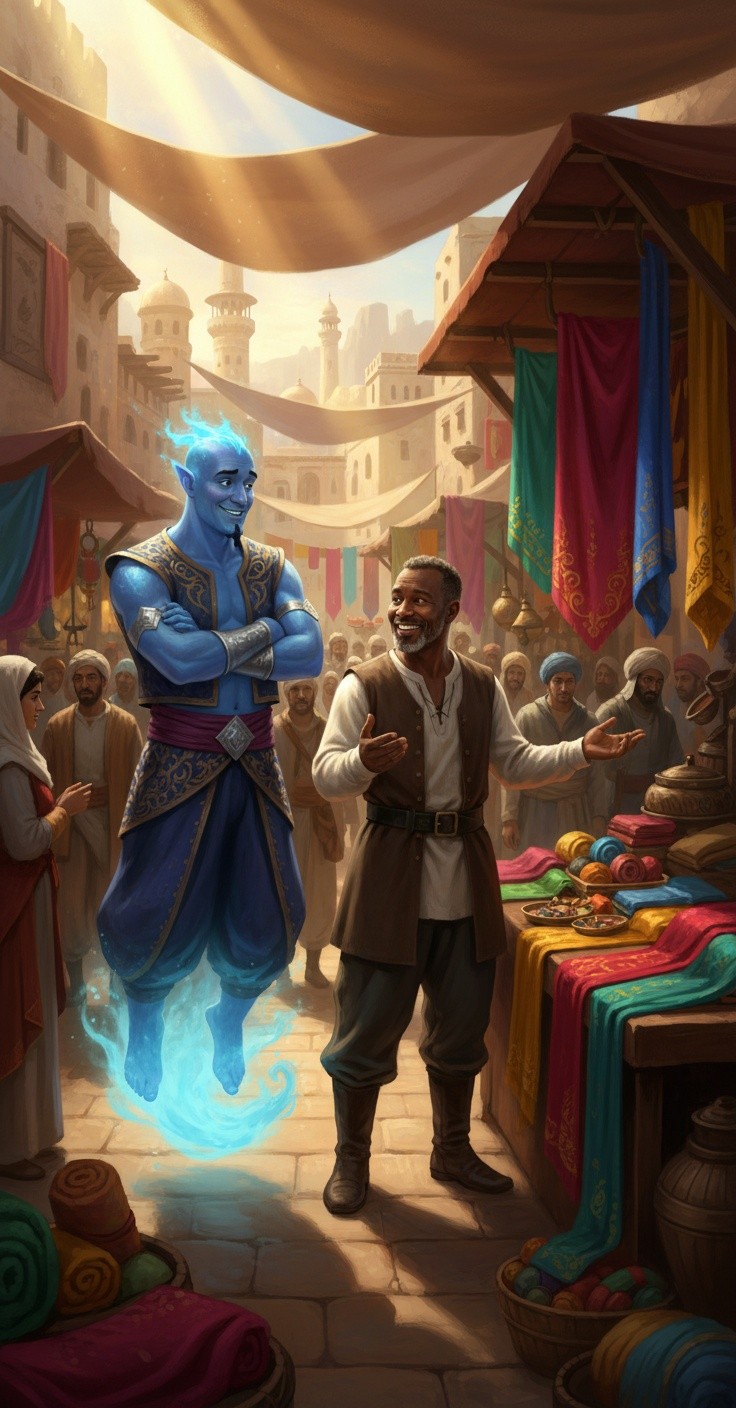 Aladdin and the Magical Jin Adventure
