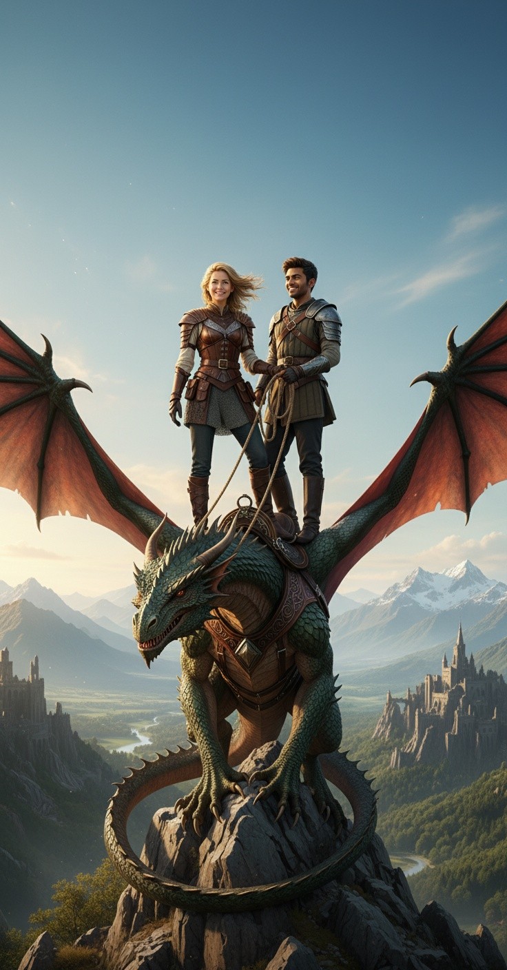 Flames of Passion: A Dragon Rider's Romance