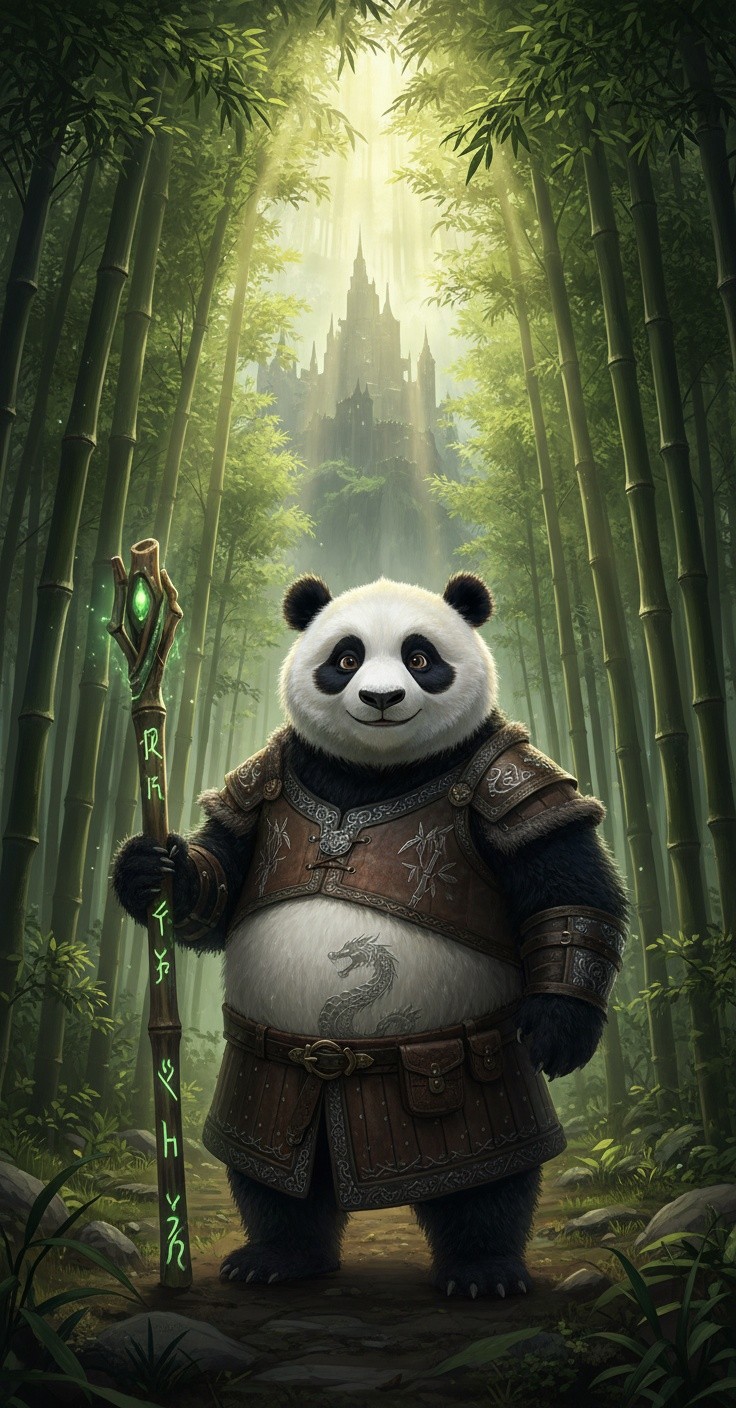 Friends in the Bamboo Forest