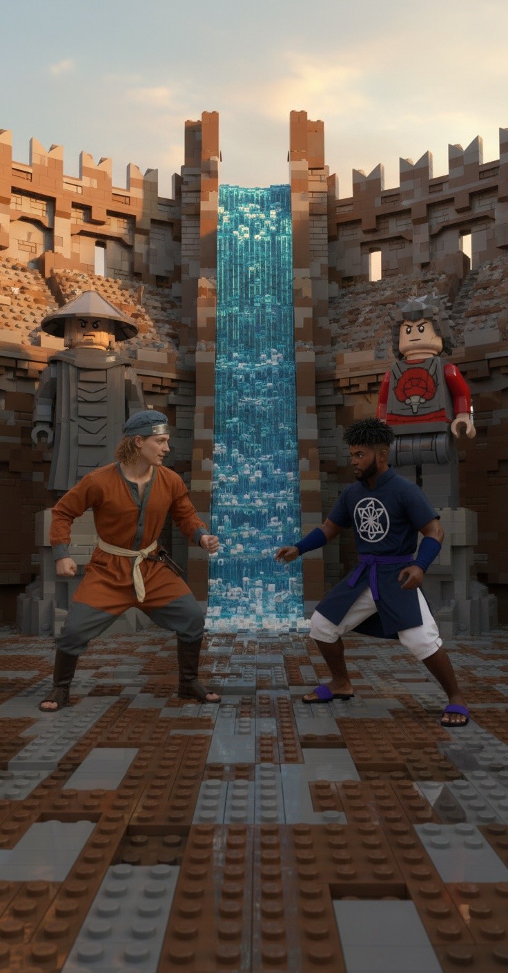 Pertarungan Legendaris: Naruto vs Sasuke di Arena LEGO!