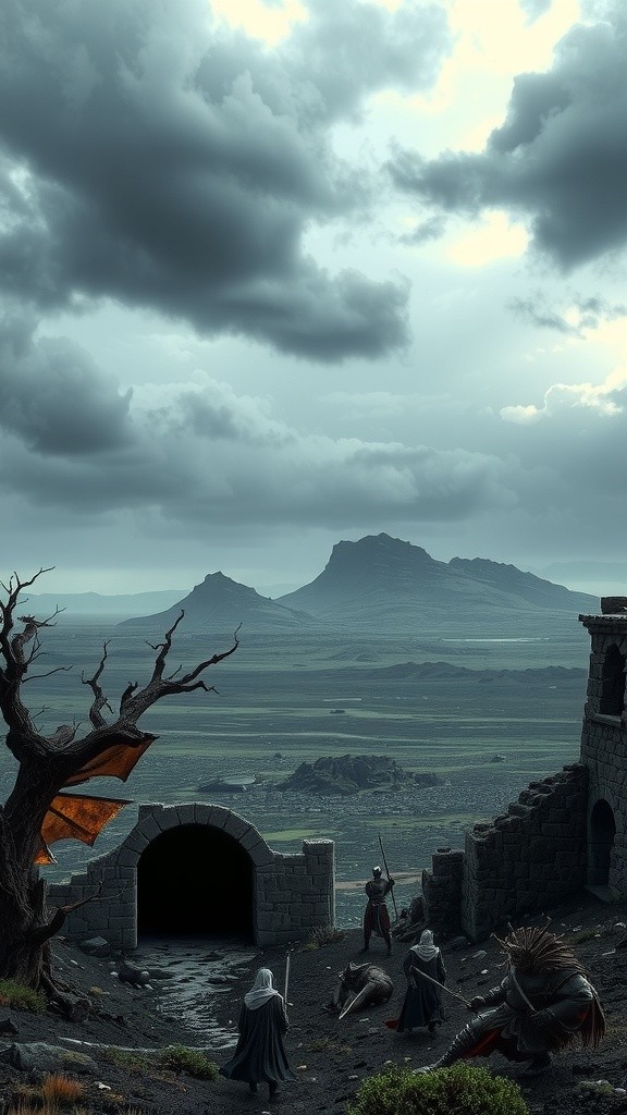 A Black Dragon's Journey to Seek Redemption from God