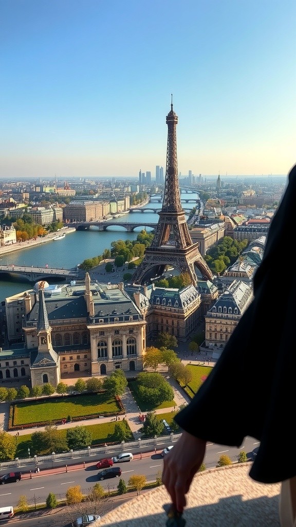 Dora on a Night Fury Dragon at the Eiffel Tower