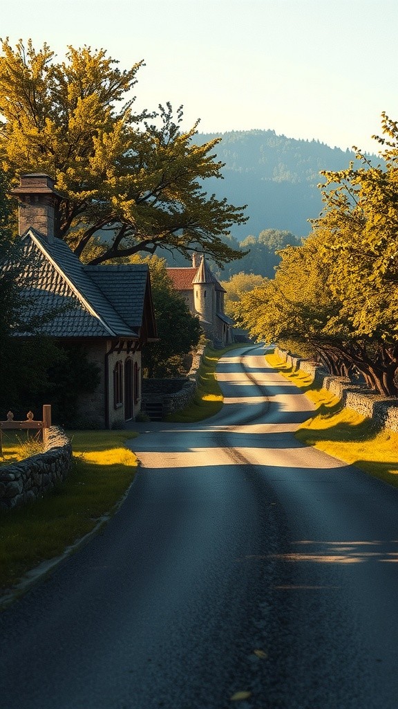 Feline Fun: Racing in the Golden Sun