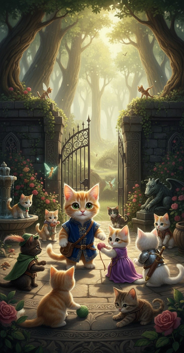 مغامرة القطط والشجاع الثعلب