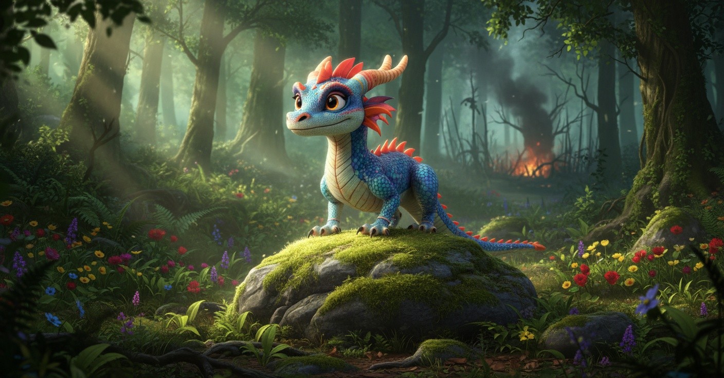 Nino Si Naga Kecil dan Gelembung Ajaib!