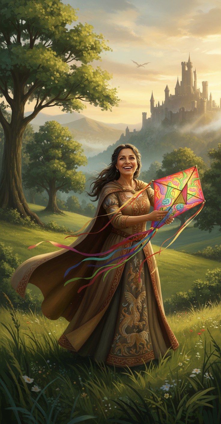Riya's Colorful Kite Day