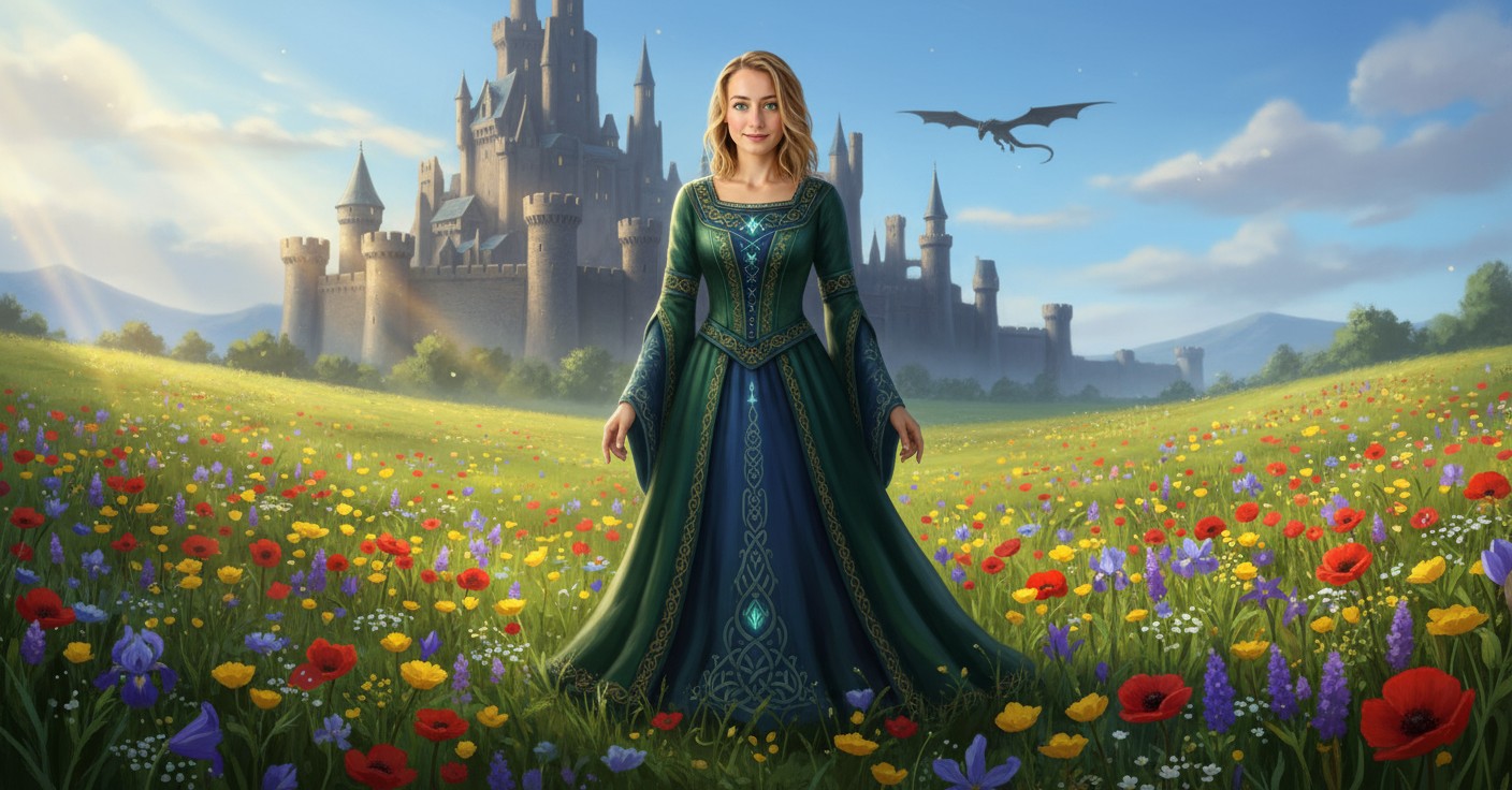 A Girl Soaring
