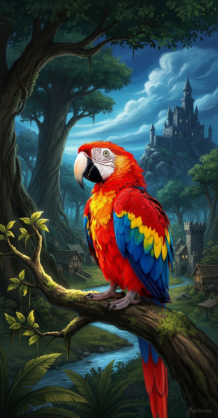 Bili aur Tota: Dosti aur Madad ka Manzar