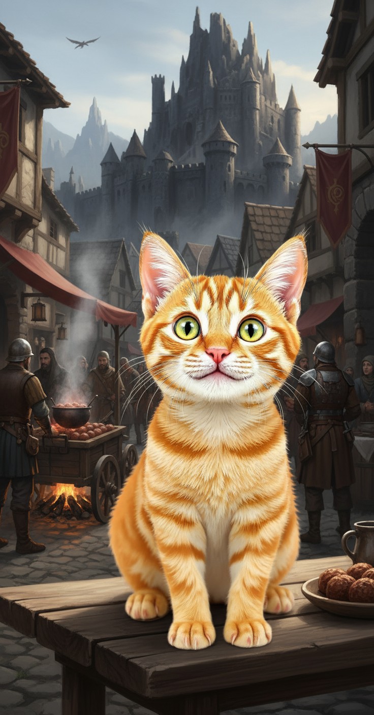 Kucing Pintar dan Gerobak Bakso yang Kocak