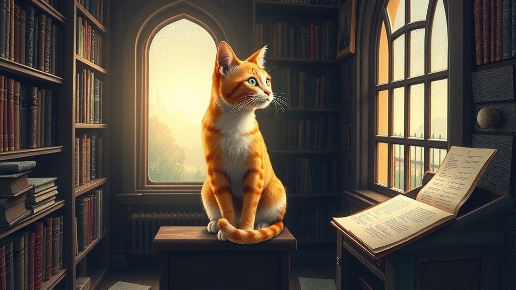 The Struggles of a White Cat and Her Daughter's Journey