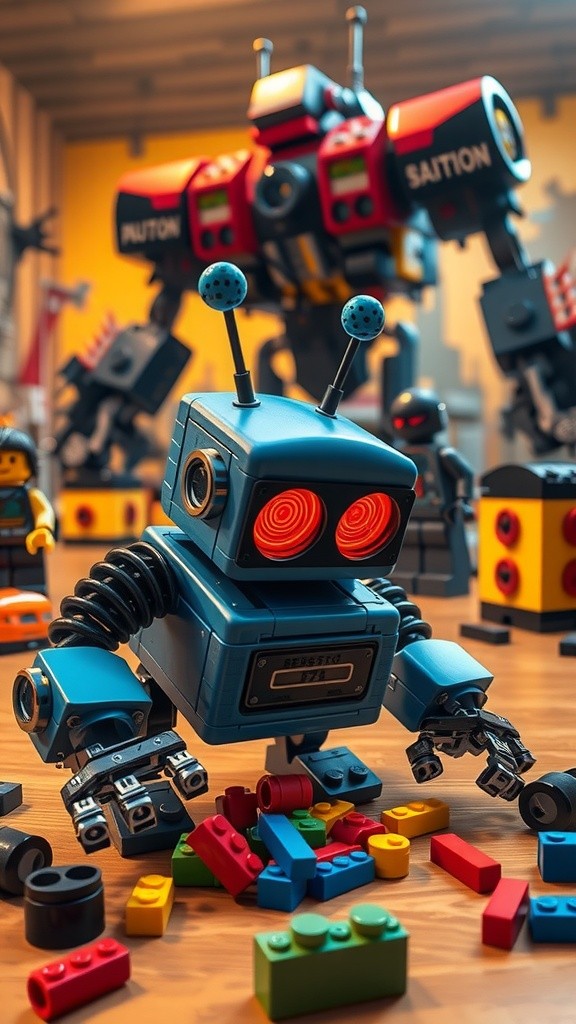 Lego Vs Robot: Pertarungan Kreativitas!